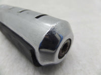 Large Harley Touring Dyna Sportster & Softail Chrome & Rubber Footpeg Footrest - C3 Cycle