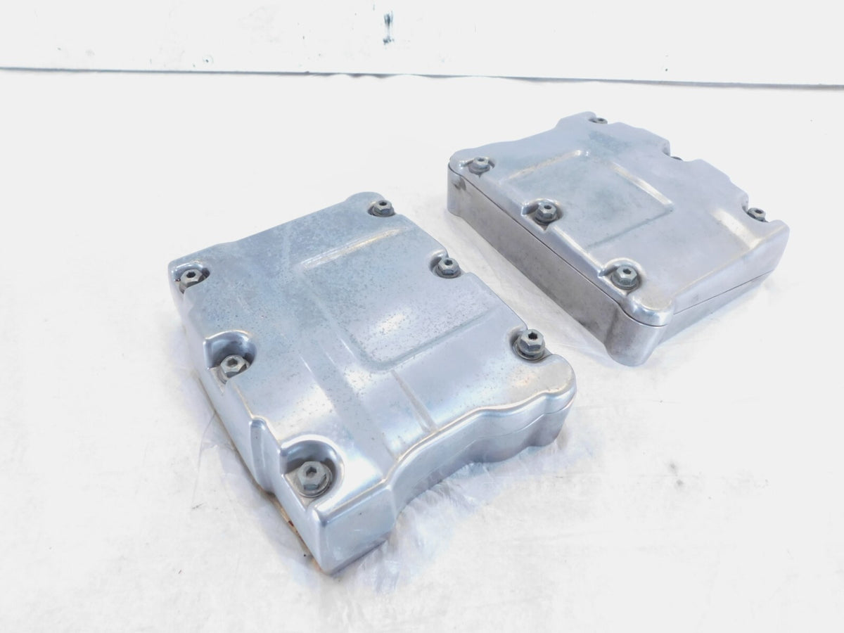 Harley Polished Twin Cam Touring Dyna Softail Cylinder Head Rocker Boxes & Arms - C3 Cycle