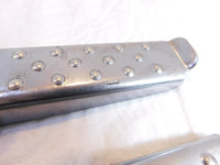 Harley Davidson Touring FXR Dyna Sportster Softail Silver Peg Footpegs Footrests
