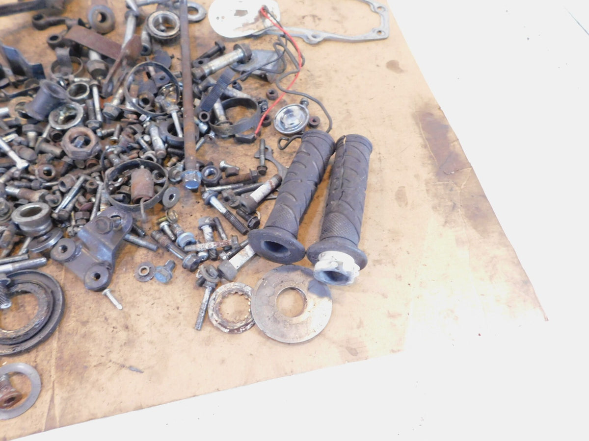 1992 Kawasaki Ninja ZX6 ZX600D Misc Nuts Bolts Brackets Hardware Parts Box Lot - C3 Cycle