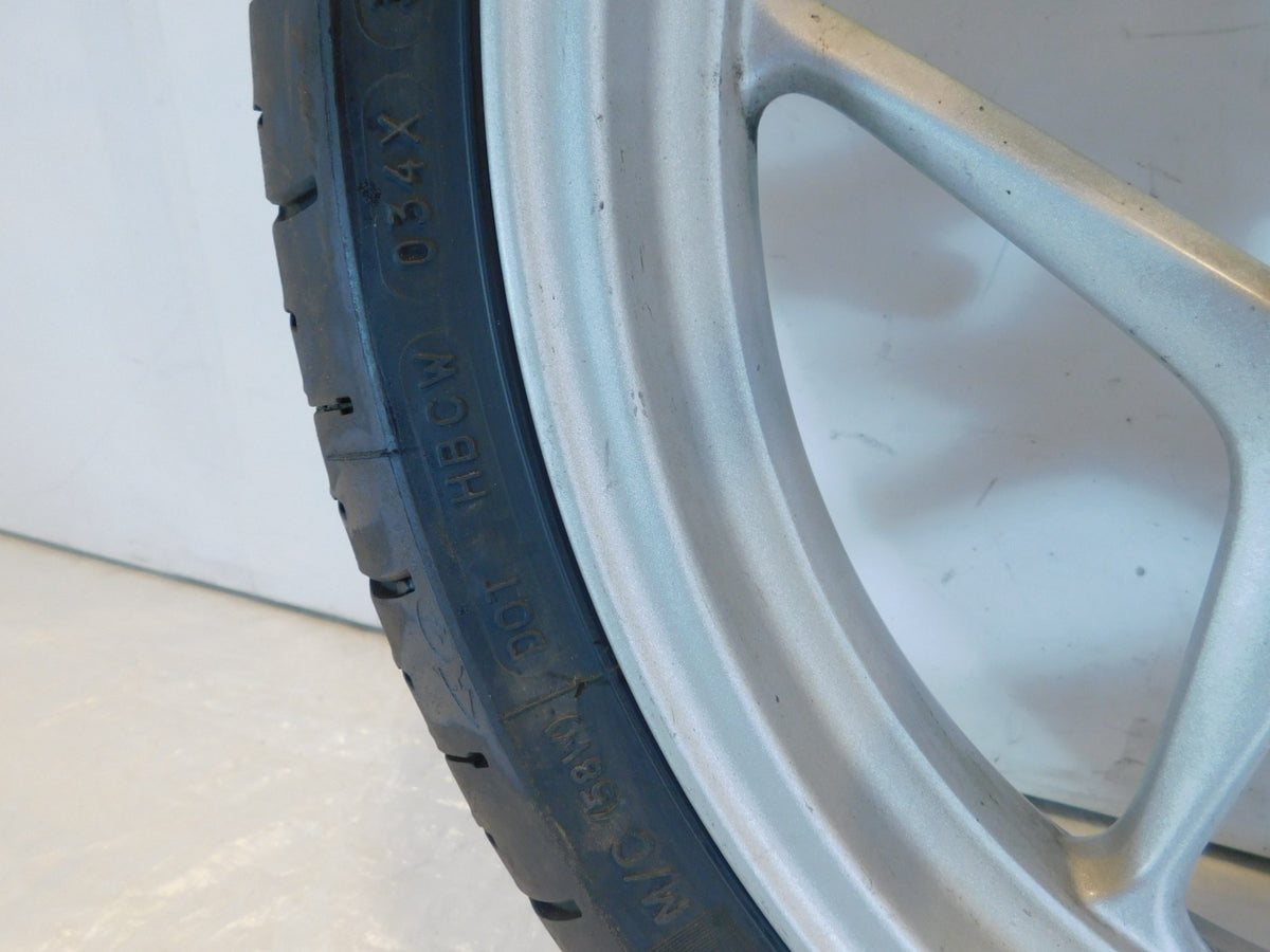 2005-13 BMW R1200RT R1200ST R1200 RT ST R900RT Silver Front Wheel -Slightly Bent - C3 Cycle