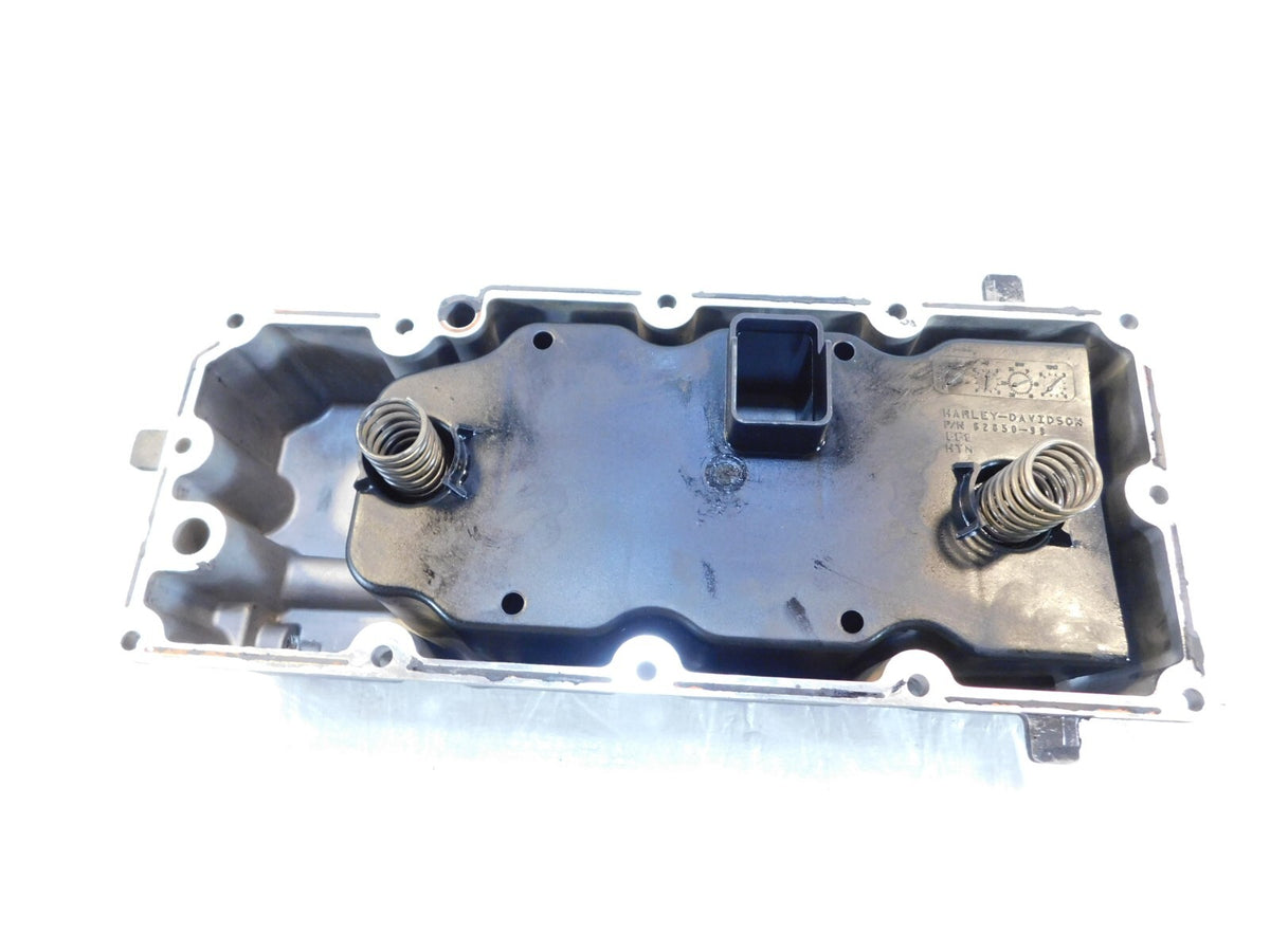 Harley Touring Road King & Electra Glide Silver Oil Pan Tray 62711-99 w/ Baffle - C3 Cycle