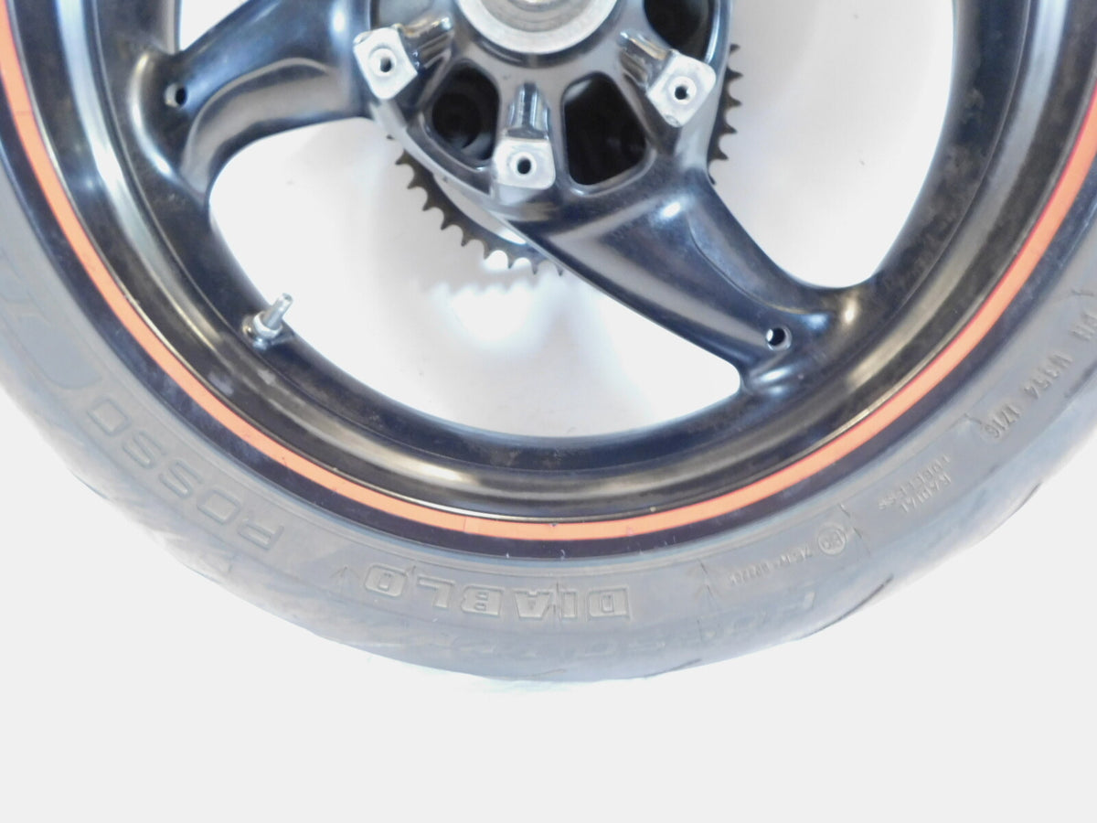 Ducati Multistrada Monster 620 695 Cast Rear Wheel Rim Tire & Sprocket Straight - C3 Cycle