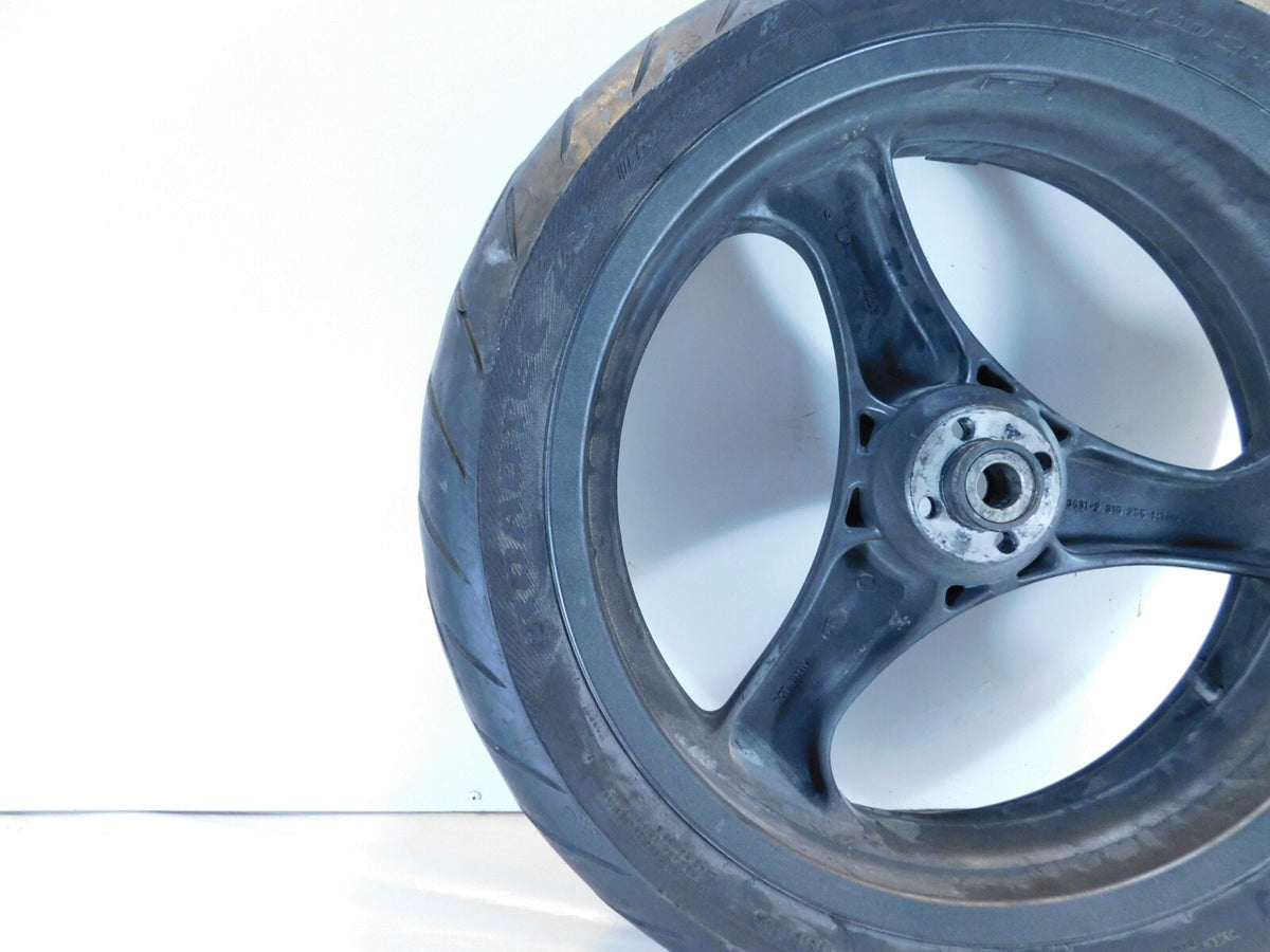 BMW K1 K1100RS R1100R R1100RT R1100RS & R850R Cast Gray Rear Wheel Rim & Tire