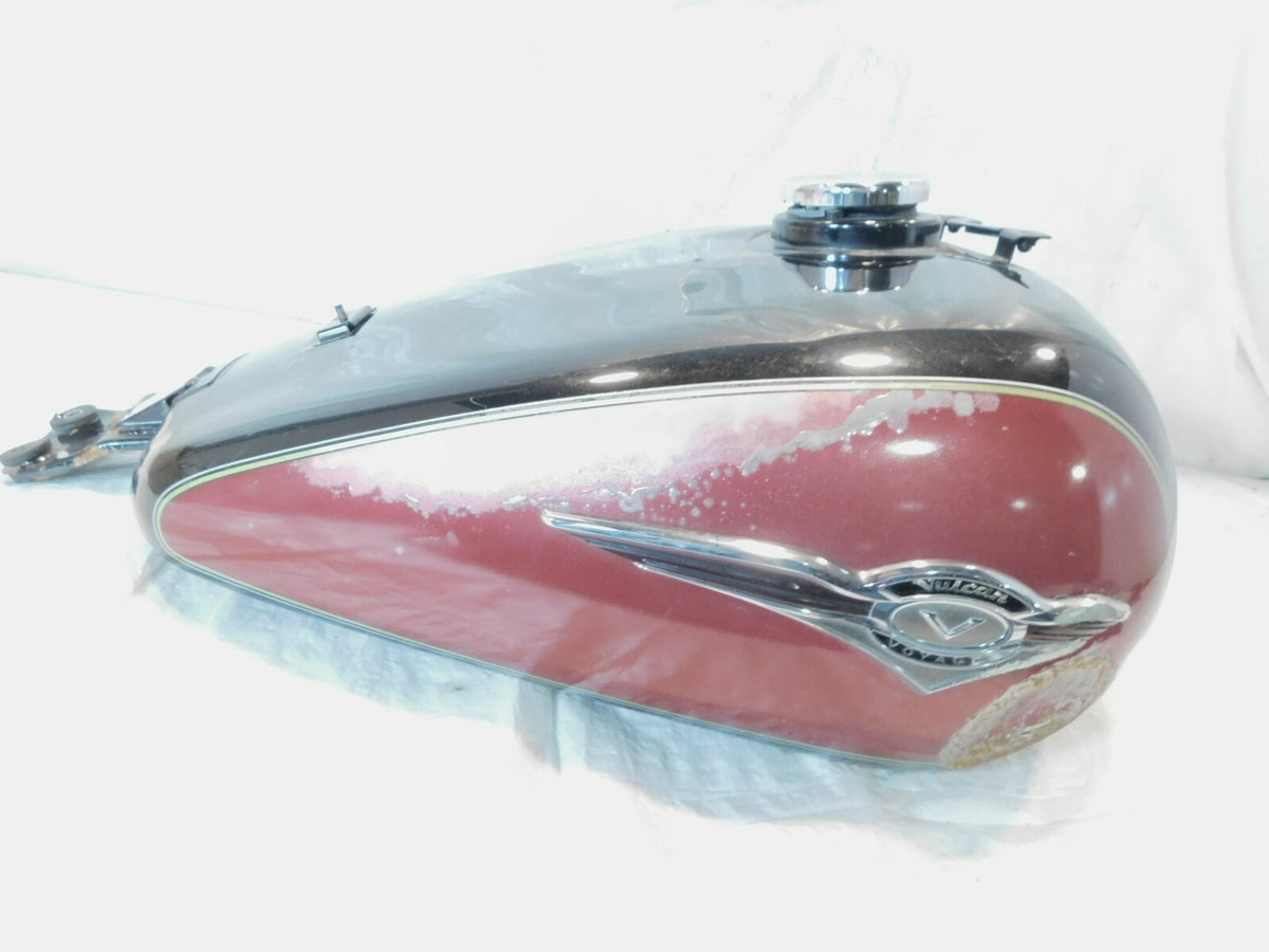 2010 10 Kawasaki Vulcan 1700 VN1700 Red & Black Voyager Gas Petrol Fuel Tank - C3 Cycle