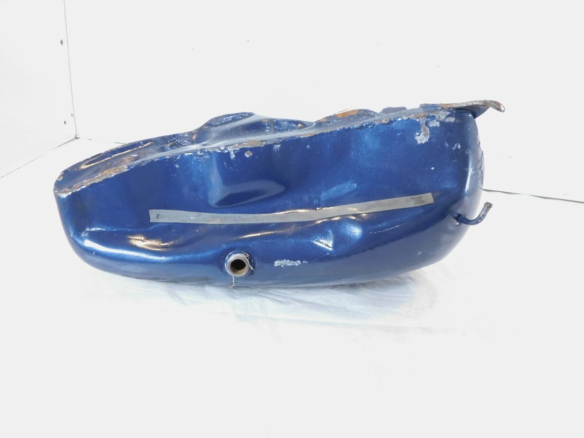 1977-1985 Harley Davidson FX & FXE Shovelhead Blue Left Fuel Gas Petrol Tank - C3 Cycle