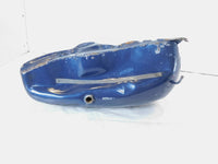 1977-1985 Harley Davidson FX & FXE Shovelhead Blue Left Fuel Gas Petrol Tank - C3 Cycle