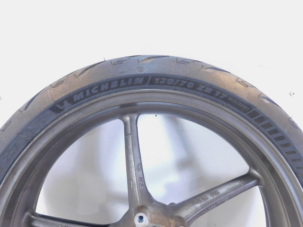 Triumph Street Triple 675 Daytona 675R SE Gray Graphite Cast Front Wheel Rim - C3 Cycle