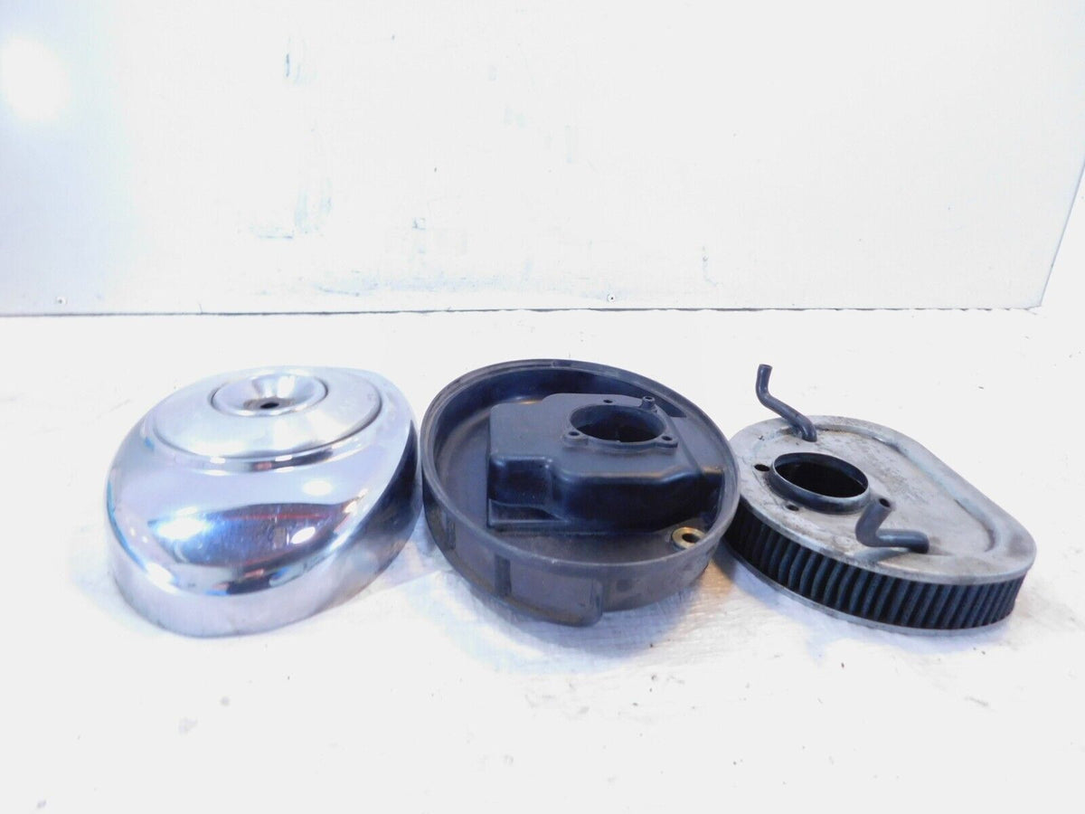 Harley Davidson Electra Glide Softail Dyna Air Cleaner Filter Backplate & Cover