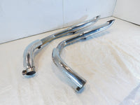 1973 Harley Davidson Sportster 900 & 1000 Chrome Exhaust System Pipes & Mufflers - C3 Cycle