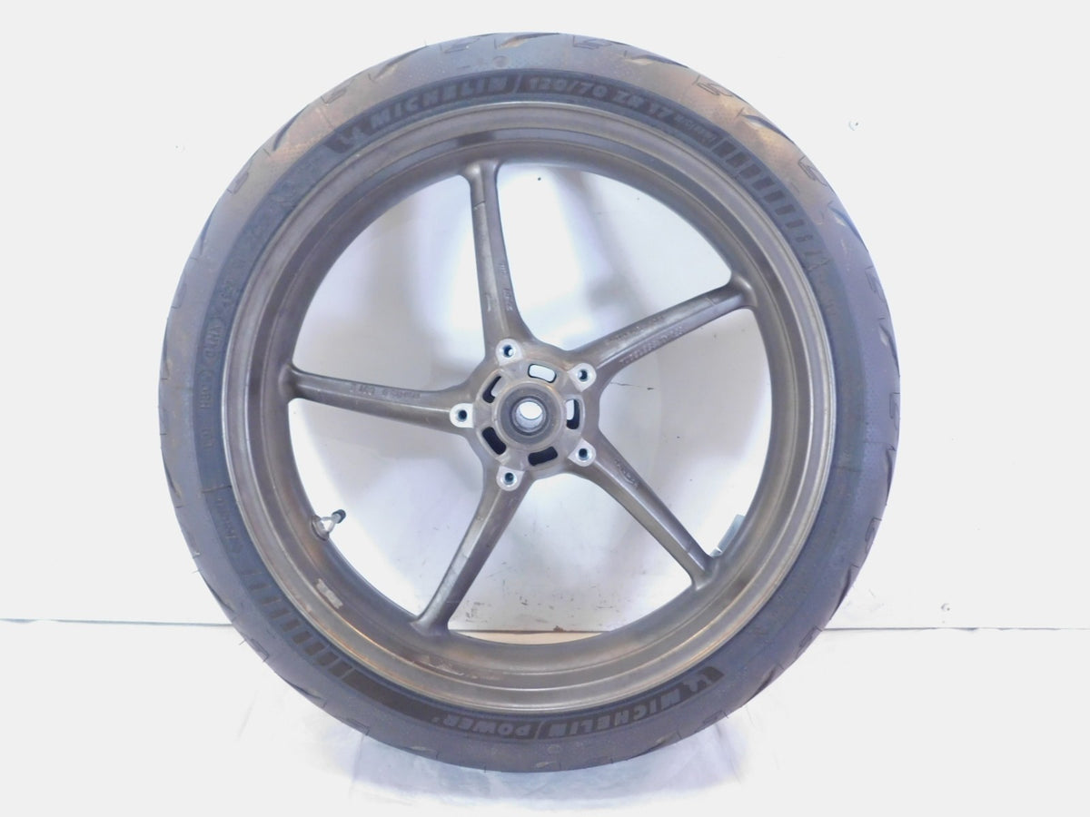 Triumph Street Triple 675 Daytona 675R SE Gray Graphite Cast Front Wheel Rim - C3 Cycle