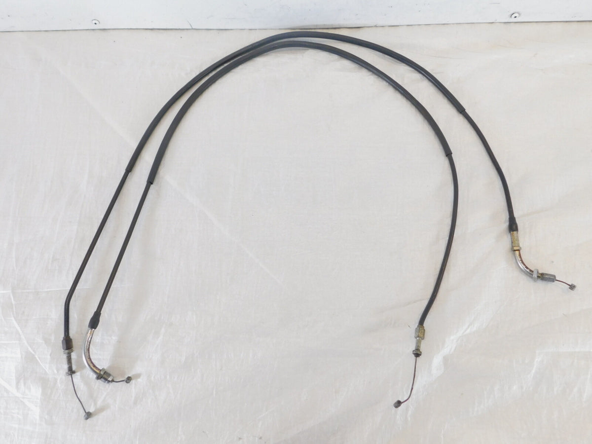 1978-1981 CX500 500 Deluxe Standard Front Handlebar Cables Throttle Open/Close - C3 Cycle