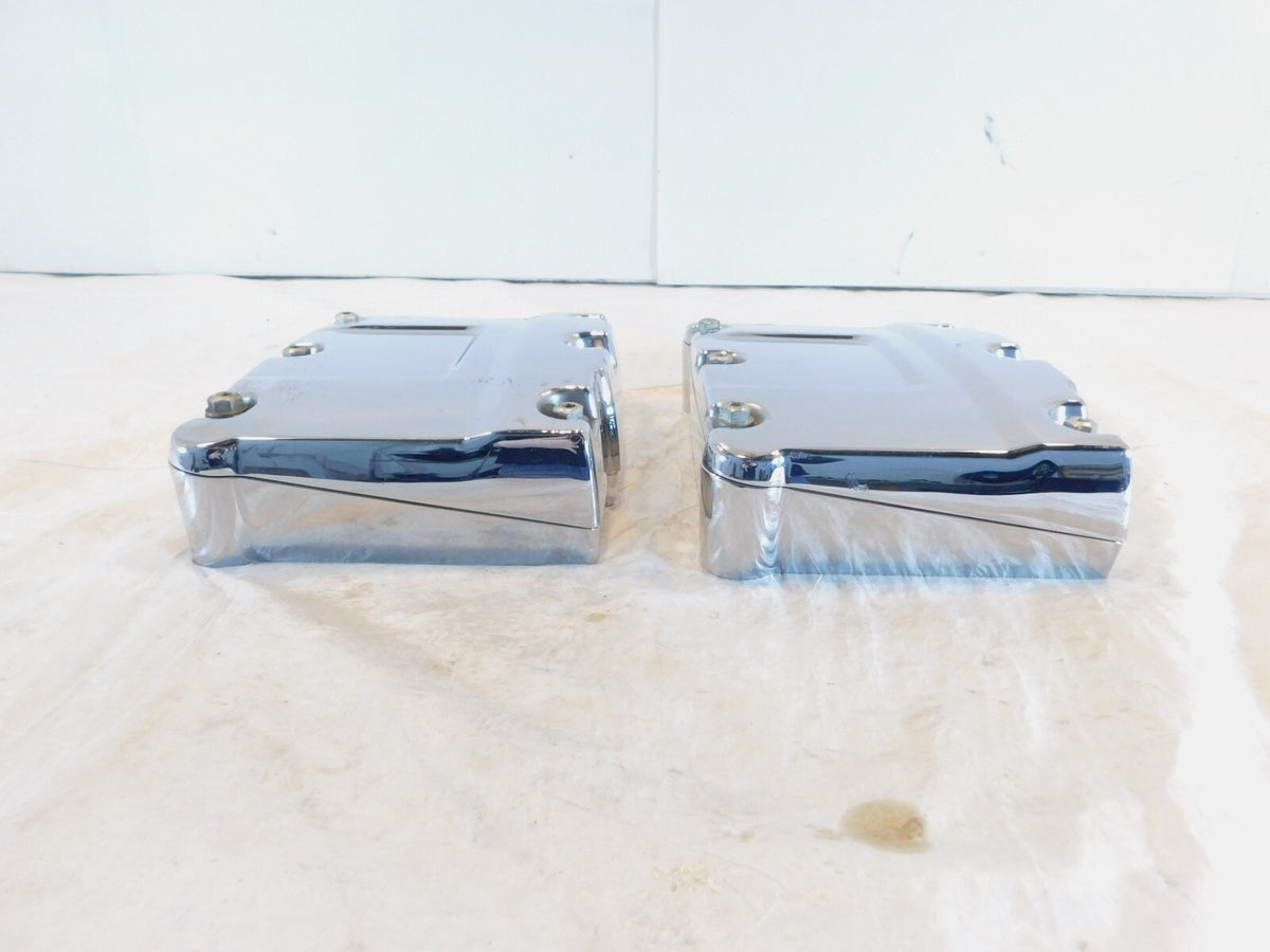 Harley Davidson Touring Dyna & Softail Chrome Cylinder Head Rocker Boxes - C3 Cycle
