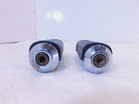 Harley Touring FXR Dyna Sportster & Softail Chrome & Rubber Footpegs Footrests