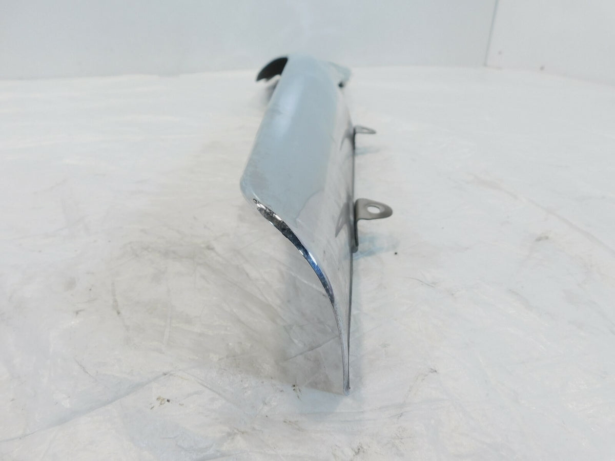 1997-2009 BMW K1200LT 1200 LT Chrome Exhaust Header Cover Heat Shield - Damage - C3 Cycle