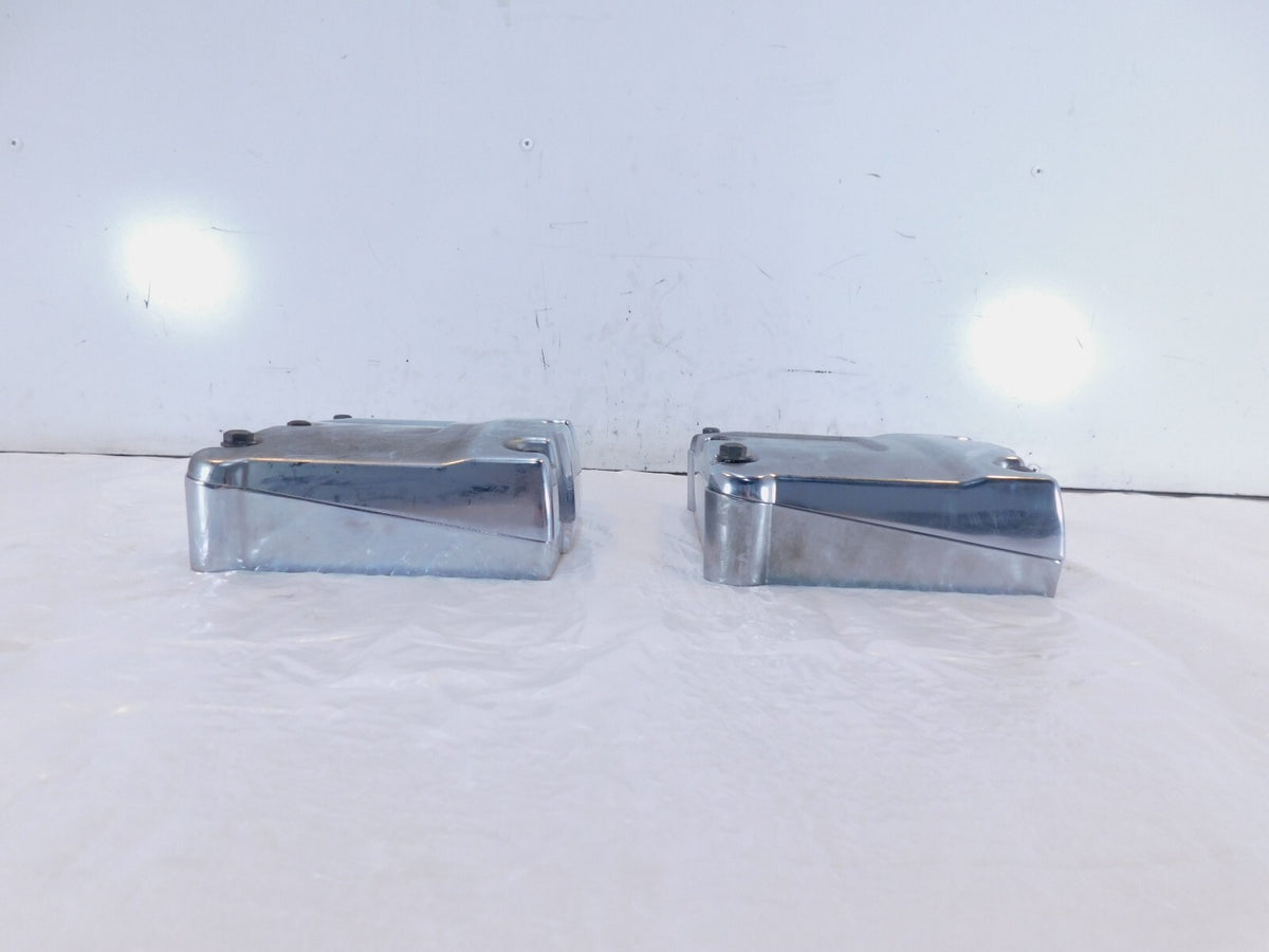 Harley Davidson Touring Dyna & Softail Chrome Cylinder Head Rocker Boxes - C3 Cycle