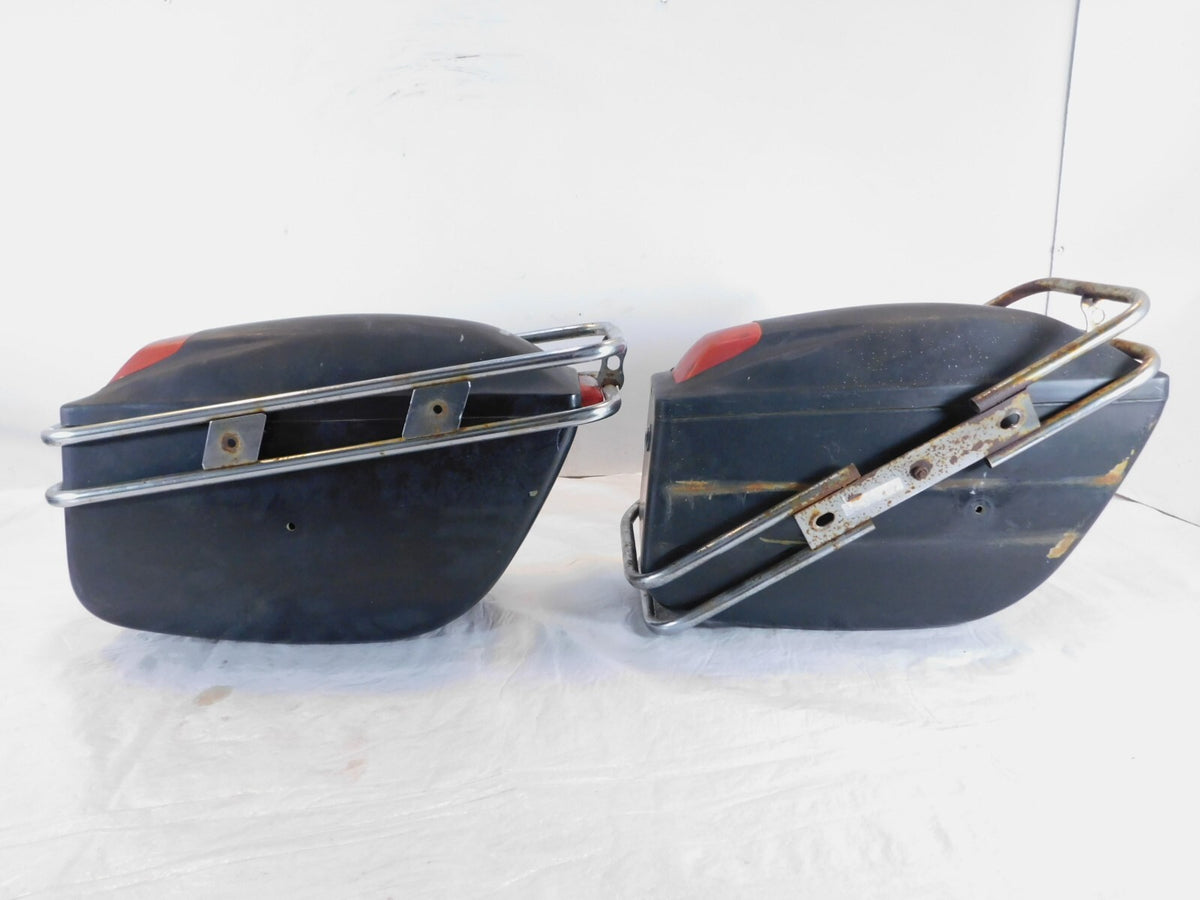 1987-1998 Kawasaki Vulcan 88 VN1500A Left/Right Rear Luggage Saddlebag Bags - C3 Cycle