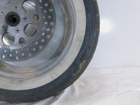 Harley Davidson Dyna Softail & Sportster 883 & 1200 Rear Wheel Rim w/ Tire- BENT - C3 Cycle