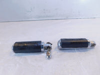 Harley Touring Dyna Sportster & Softail ISO Chrome & Rubber Footpeg Footrests - C3 Cycle