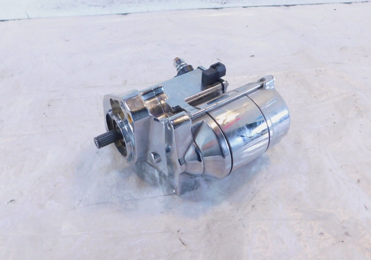 Harley Davidson EVO & Twin Cam Road King Softail Chrome Engine Starting Motor - C3 Cycle