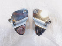 09-13 Harley Davidson Road & Street Glide Chrome Sissybar Docking Mount Brackets - C3 Cycle