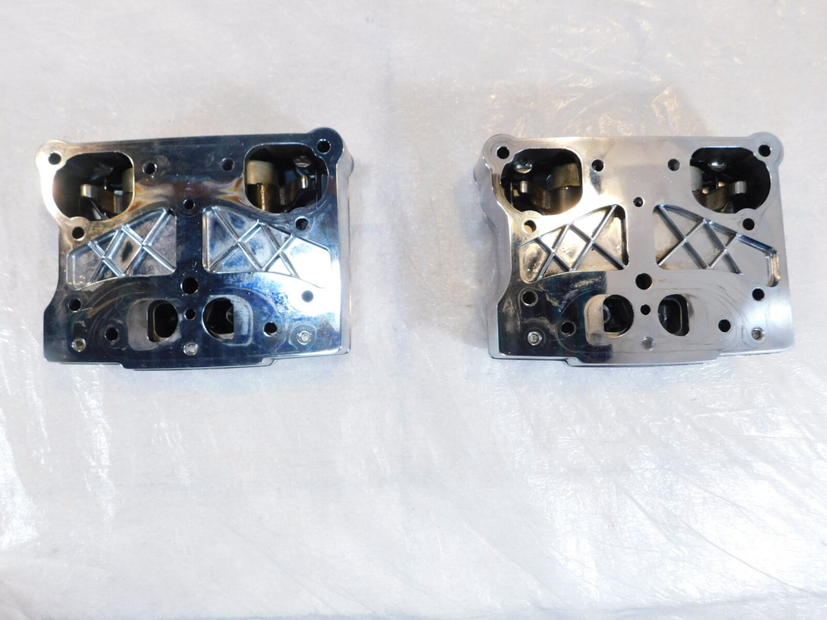 Harley Davidson Touring Dyna & Softail Chrome Cylinder Head Rocker Boxes