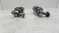 Harley Touring FXR Dyna Sportster & Softail Chrome & Rubber Footpegs Footrests - C3 Cycle