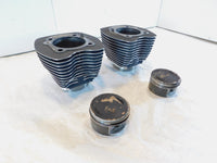 Harley Davidson Twin Cam Touring Dyna & Softail Engine Pistons & Black Cylinders - C3 Cycle