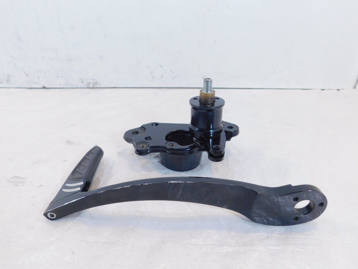 Harley Performance Machine Black Road King Electra Street Glide Rear Brake Pedal - C3 Cycle