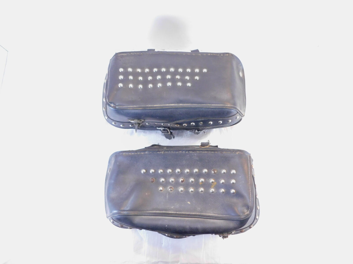 2005-09 Yamaha V-Star XVS1100 Midnight Custom Rear Left/Right Luggage Saddlebags - C3 Cycle