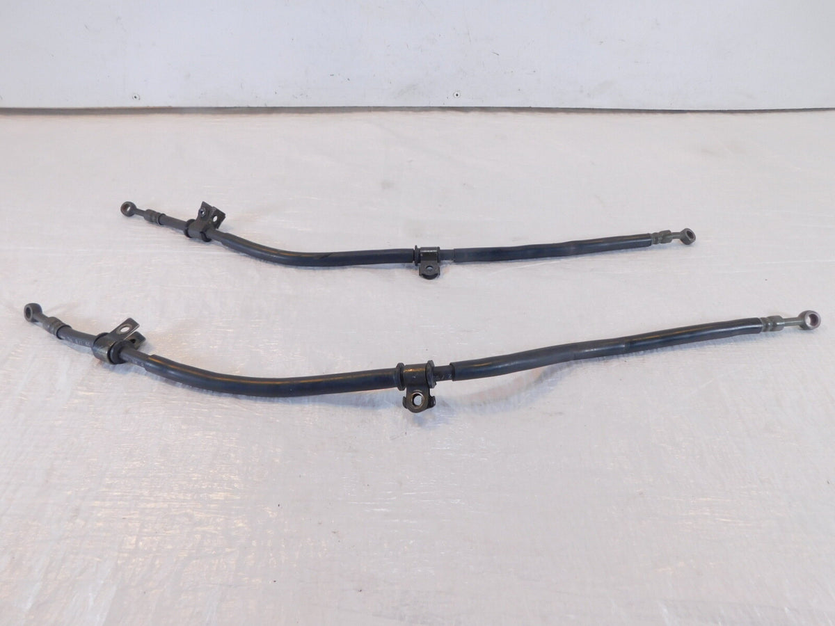 Yamaha FZR600 FZR600R Front Left & Right Brake Disc Caliper Hose Line Pipes - C3 Cycle
