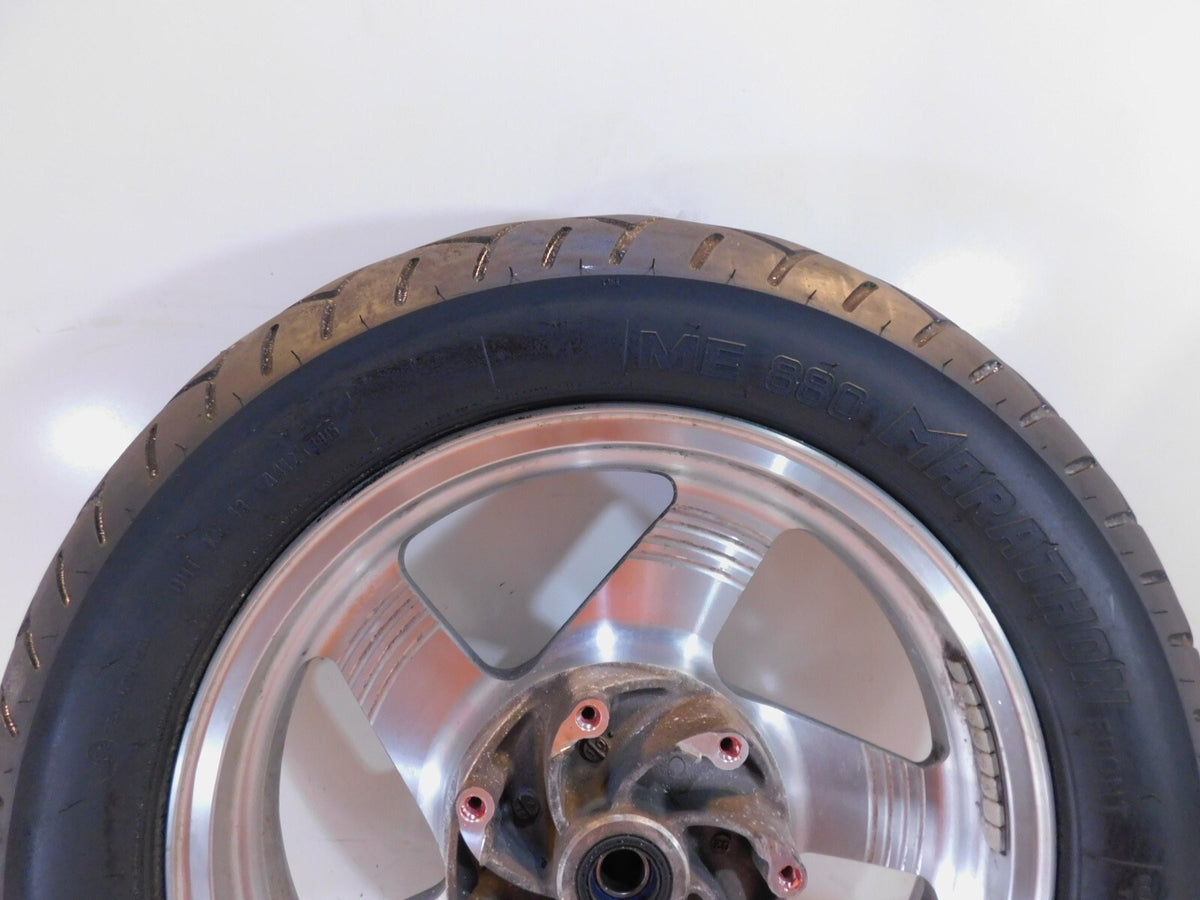 2001-03 Kawasaki Vulcan 1500 VN1500 Nomad FI Front Cast Wheel Rim & Tire 18"x3" - C3 Cycle
