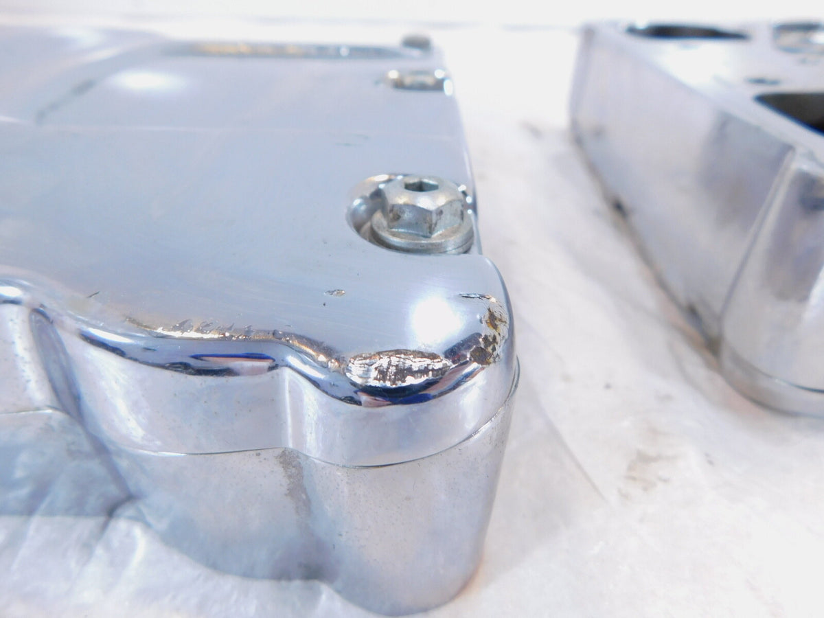 Harley Davidson Touring Dyna & Softail Chrome Cylinder Head Rocker Boxes - C3 Cycle