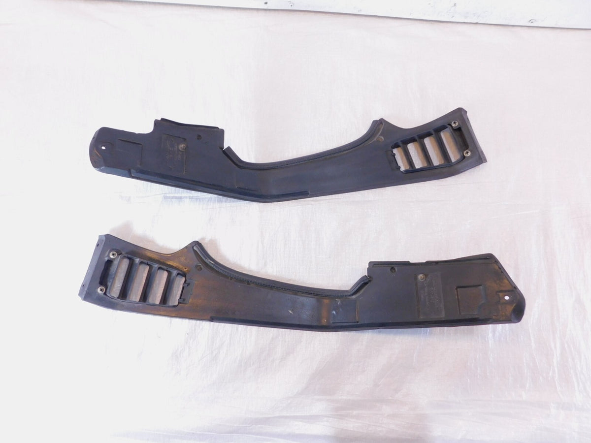 1984-1992 BMW K100RS Black Left/Right Inner Fairing Trim Cover Screen Panels - C3 Cycle