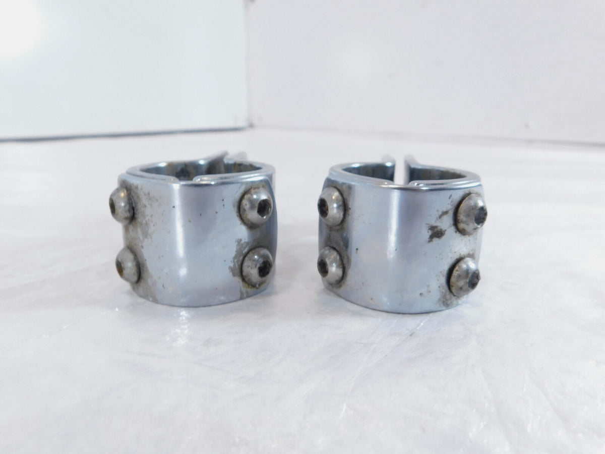 Harley Electra Glide & Road King Highway Footrest Footpeg Mount Clamp Brackets - C3 Cycle