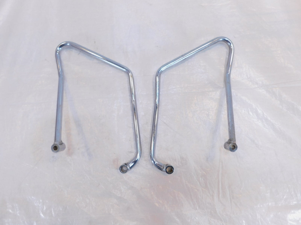 1994-2003 Harley Davidson Sportster 883 1200 Chrome Saddlebag Guard Rail Bars - C3 Cycle