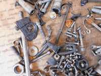 2011 11 BMW R1200RT R1200RTW Misc Nuts Bolts Brackets Hardware Parts Box Lot - C3 Cycle