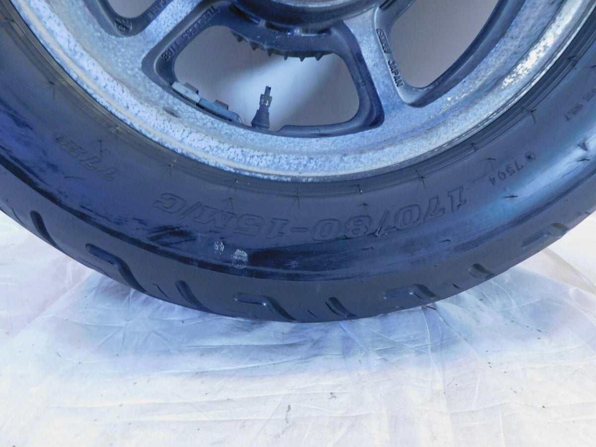 1990-2007 Honda VT1100 VT1100C Spirit Shadow 1100 Rear Wheel Rim Drum w/ Tire - C3 Cycle