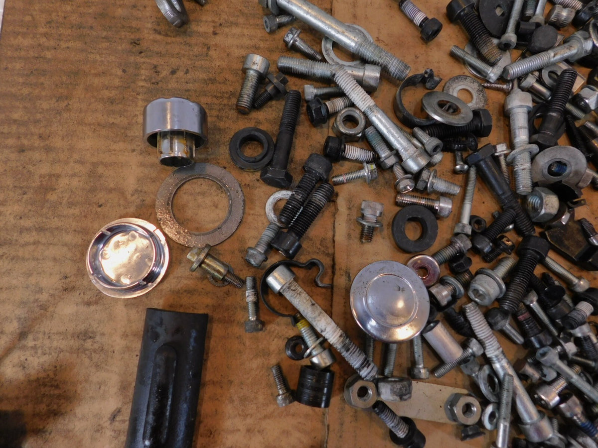 2005 05 Victory Vegas Misc Hardware Nuts Bolts Brackets Washers Parts Box Lot - C3 Cycle
