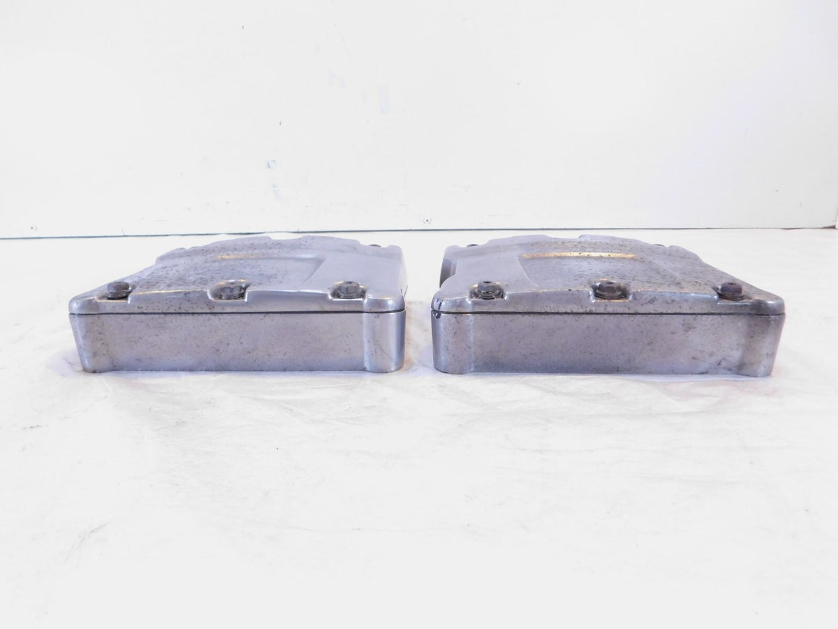 Harley Polished Twin Cam Touring Dyna Softail Cylinder Head Rocker Boxes & Arms - C3 Cycle