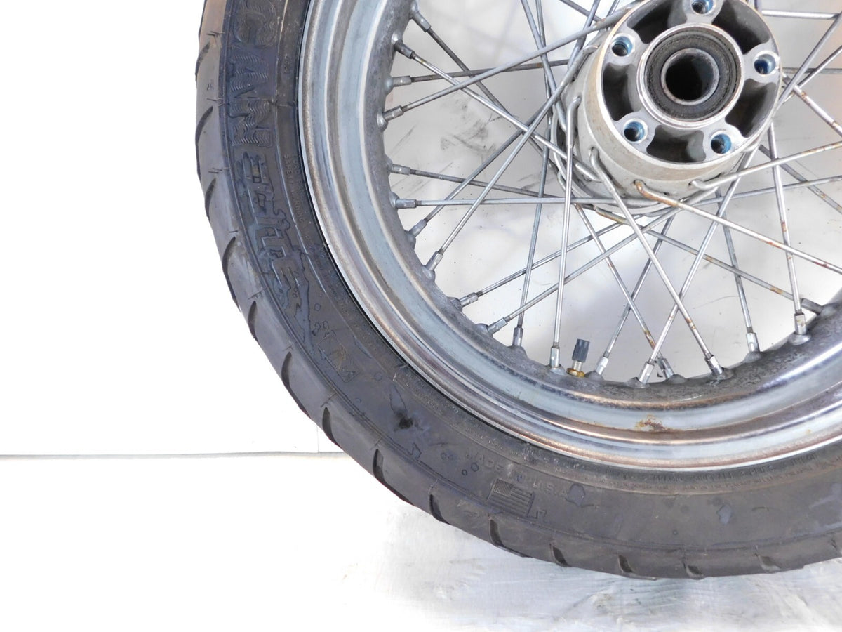 06-07 Harley Davidson Dyna Wide Glide FXDWG Laced Rear Wheel Rim W/ Rotor & Tire