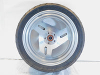 1995 & 1996 Buell M2 Thunderbolt Marchesini Silver Rear Wheel Rim & Tire - C3 Cycle