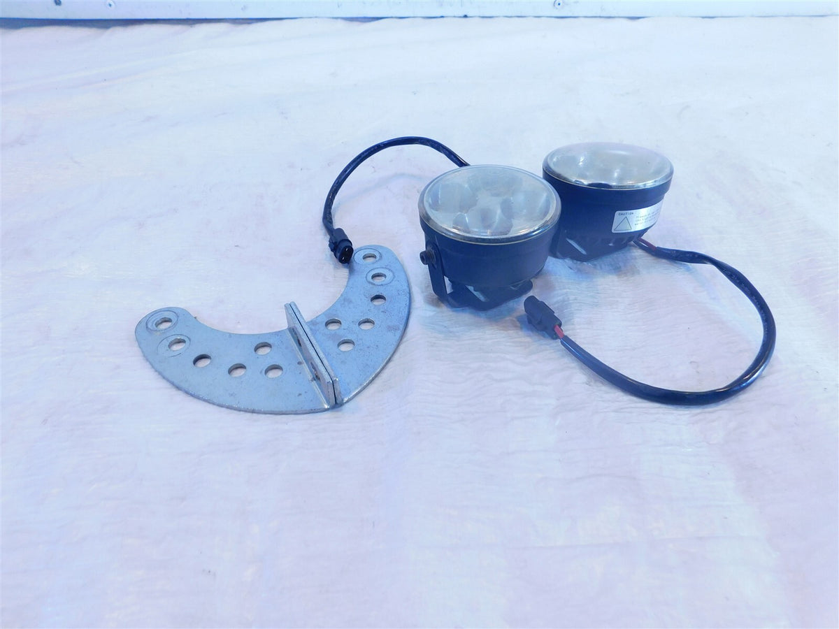 1996 & 1997 BMW R850 R850R Front Left/Right Auxiliary Fog Light Lamps & Brackets - C3 Cycle