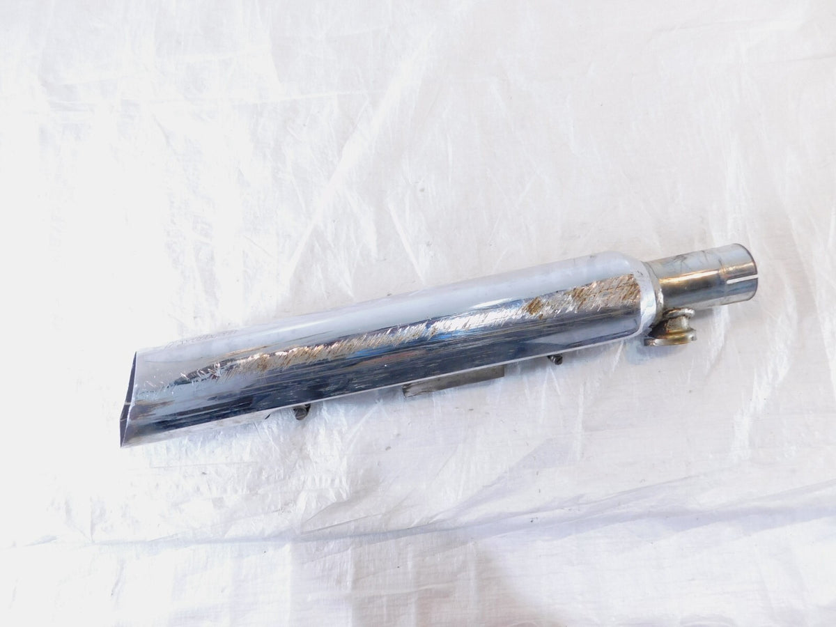 One Harley Davidson Sportster 8831200 Python Chrome Exhaust Pipe Muffler -Rash - C3 Cycle