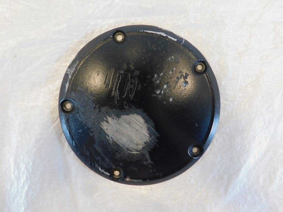 Harley Davidson Twin Cam Dyna & Softail Left Engine Black Derby Clutch Cover - C3 Cycle