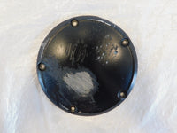 Harley Davidson Twin Cam Dyna & Softail Left Engine Black Derby Clutch Cover - C3 Cycle