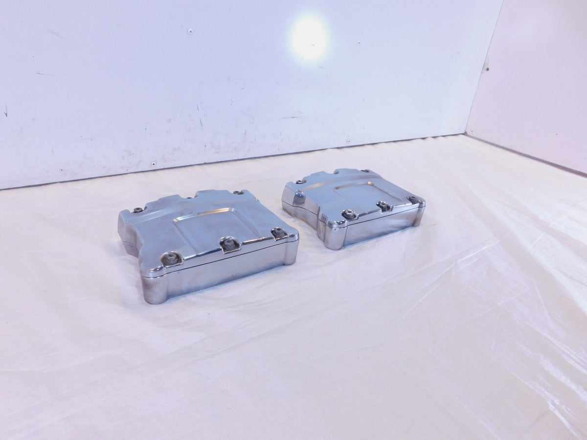 Harley Davidson Touring Dyna & Softail Chrome Cylinder Head Rocker Boxes - C3 Cycle