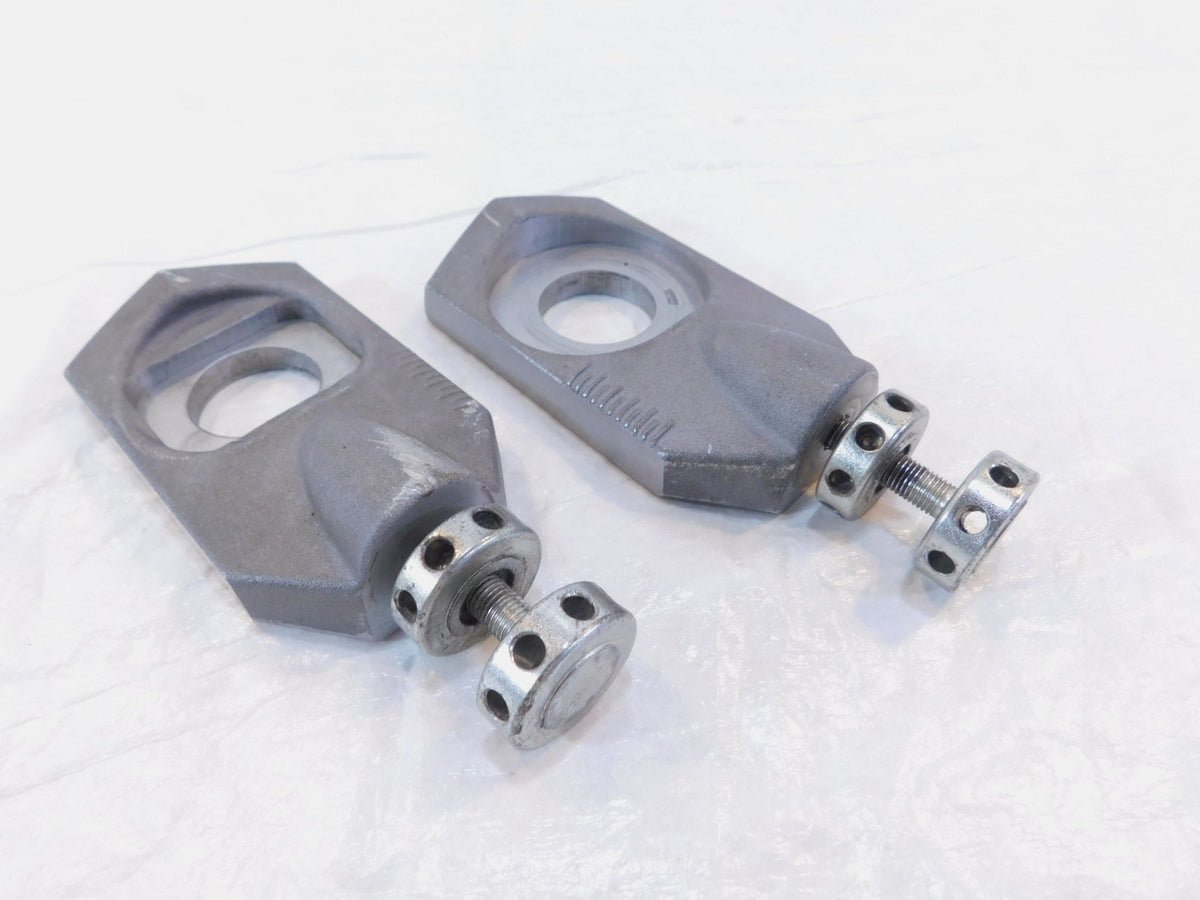 Ducati Superbike 749 749S & 999 999S Rear Wheel Slider Shoe Axle Chain Adjusters - C3 Cycle