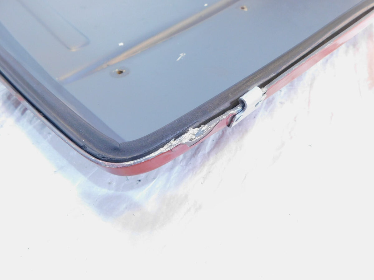 86-90 Harley Davidson Touring Tour Electra Glide Red Luggage Tour-Pak Lid - Hole - C3 Cycle