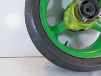 2000-2005 Kawasaki ZR-750 ZR750 ZR-7S ZR-7 ZR7 Green Rear Wheel Rim & Tire - C3 Cycle